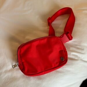 Lululemon Athletica Red Belt Bag